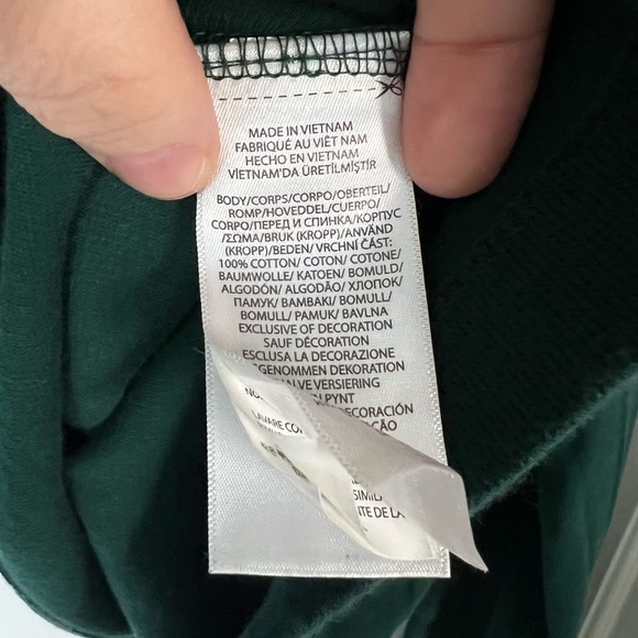 Polo Ralph Lauren Estate Rib Quarter-Zip Pullover – Forest Green, Logo , Size L - Picture 8 of 12
